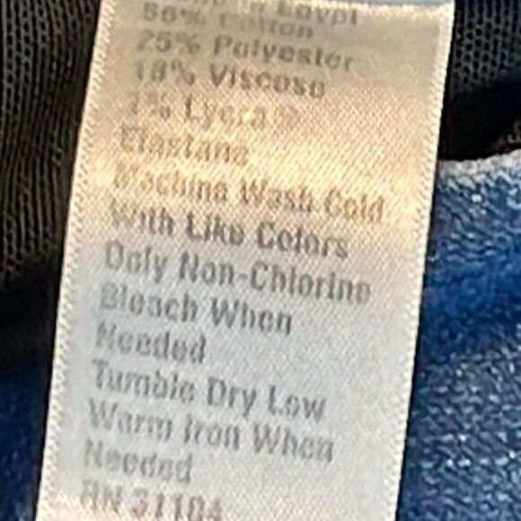 Kim Rogers blue jeans with stretch size 14 - Picture 6 of 7